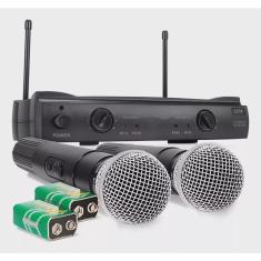 Microfone Profissional Duplo Sem Fio Weisre Pgx-51 Uhf