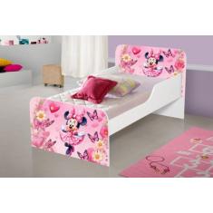 Cama MDF caminha para quarto crianças meninas com colchão adesivada pe