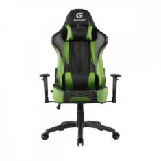 Cadeira Gamer Fortrek Cruiser Ajustável 120Kg, Preta/Verde