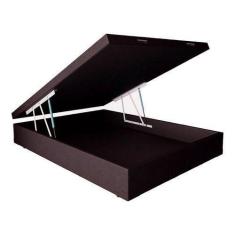 Cama Box Baú Casal Marrom 138x188 - Colchão dos Sonhos