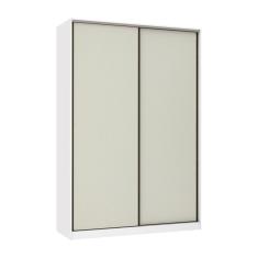 Guarda Roupa Guarda Roupa Prime Luciane 2 Portas de Correr 3 Gavetas MDP Branco Luciane