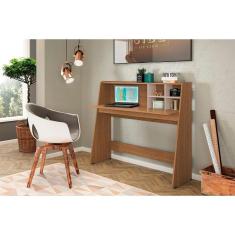 Escrivaninha Bancada Estudo Ideia Moov Nature Real Off White