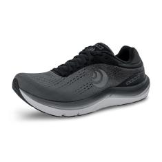 Topo Athletic Tênis de corrida feminino Magnifly 5 confortável leve acolchoado durável 0 mm Drop Road Tênis atlético para corrida na estrada, Carvão/Preto, 40