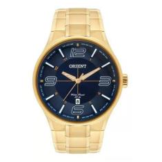 Relógio orient masculino dourado mgss1136 d2kx