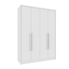 Guarda Roupa 4 Portas Dinamarca TCIL Móveis, Branco