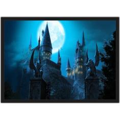 Quadro Decorativo Harry Potter Castelo de Hogwarts  Séries Filmes Cine