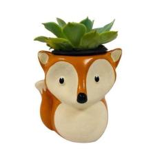 Vasinho Cachepot Raposa Raposinha Suculenta - Decore Casa