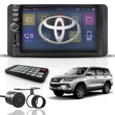 Kit Central Multimídia 2 Din Mp5 Espelha Dvd Bt Toyota Hilux Rav Corol