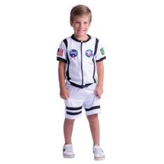 Fantasia menino astronauta shorts e camiseta muvilê - Muvile, 4