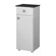 Balcao Cozinha Multiuso Karol Branco Onix Branco Onix