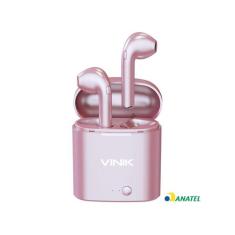 Fone De Ouvido Bluetooth Easy W1+ Tws True Wireless - Rose - VINIK