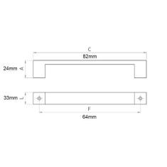 Puxador Eden Cobre Velho Escovado Linha Tradition Torralba