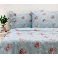 Jogo de Cama Lençol Casal 4 Peças Estampado - Estampas Sortidas - STUD