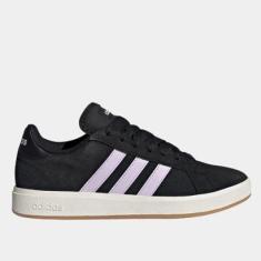 Tênis Adidas Grand Court Base Suede Feminino-Feminino