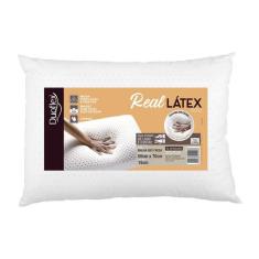 Travesseiro Real Látex Alto Duoflex Branco Para Fronha 50cmx70cm Espum