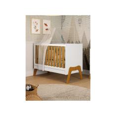 Berço Guti 5X1 Moveis Peroba Retro Americano MDF