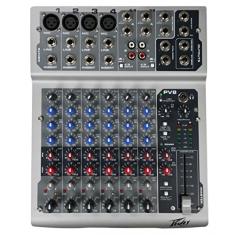 Mesa de som 8 canais Peavey PV8 com USB
