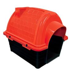 Casa Pet N1 Casinha Cães Cachorros Gatos Plástico Vermelho - Furacão P