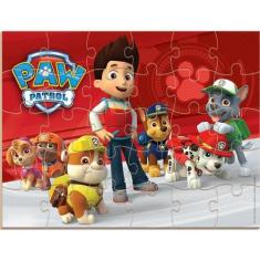 Quebra-cabeca madeira patrulha canina 30 pecas nig brinquedos
