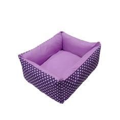 Cama para Cães e Gatos CamaPet Bolinha Roxa Tamanho P