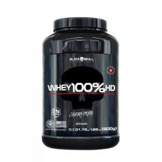 Whey 100% HD Pote (900g) - Sabor: Baunilha - Black Skull
