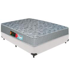 Cama Box e Colchão Sleep Max D33 Casal Castor