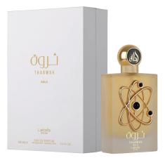 Perfume Lattafa Tharwah Gold Eau de Parfum 100ml para unissex