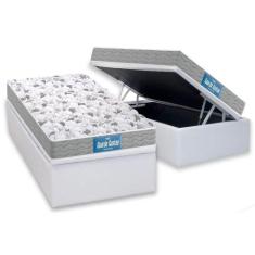 Cama Box Baú Solteiro: Colchão Espuma Probel D45 / EP Guarda Costas Pr