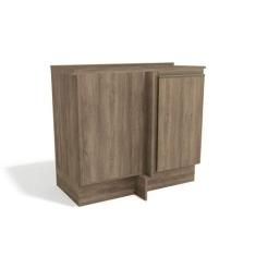 Balcão de Cozinha Modulado Canto Reto Maxxi G748 1 Porta c/ Tampo Noga