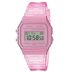 Relógio Feminino Casio Vintage Standard F-91Ws-4Df Rosa