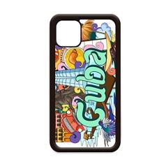 Capa Guantanamo Trinidad Cuba Graffiti para iPhone 12 Pro Max para Apple Mini Mobile Case Shell