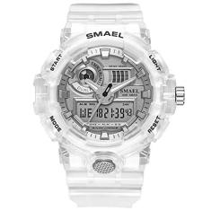 Relógio de Pulso Casual masculino Smael 8023 à prova d´ água (Branco)