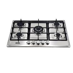 Cooktop a Gás 05 Bocas Eos Ecg05 Inox Bivolt