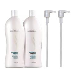 Senscience Silk Moisture Duo Kit Shampoo 1000ml E Condicionador 1000ml