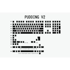 teclado mecânico pudim V2 doubleshot keycap  backlit