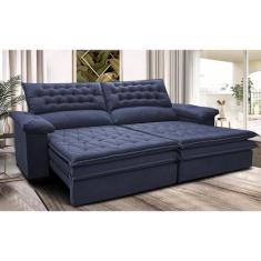 Sofá Retrátil e Reclinável 2,12m Molas Ensacadas Cama inBox Alemanha d