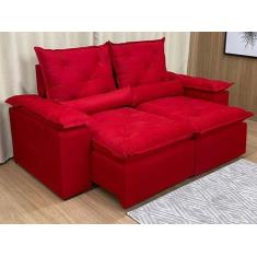 Sofá 3 e 4 Lugares Retrátil e Reclinável 2,30 Metros Alpoim Estofados 