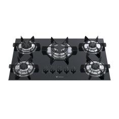 Cooktop a Gas 5 Bocas Venax Sognare Tripla Chama Preto