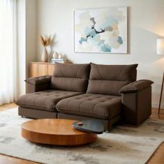 Sofá Retrátil e Reclinável 2 Lugares 200cm Italia - Kasacomigo Estofad