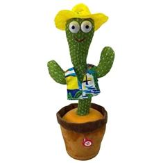 Cacto Dançante Toca Música Repete A Fala Brinquedo Novo