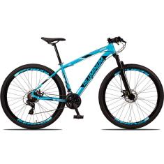 Bicicleta 29 Aluminum Raider 24 Marchas Index Freio a Disco 