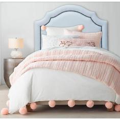 Cabeceira Estofada Provençal Luxo com Tachas - Solteiro