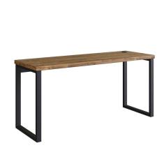 mesa de escritório miguel marrom e preta