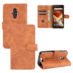 For for Blackview BV6600 Solid Color Skin Feel Magnetic Buckle Horizontal Flip Texture PU Leather Case with Holder & Card Slots & Wallet