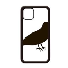 Black Crow Cute Animal Portrayal para iPhone 11 Pro Max Capa para celular Apple