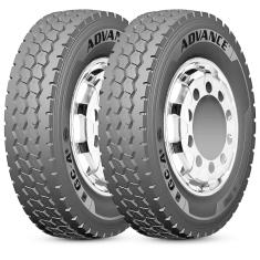 Kit 2 Pneu 275/80R22.5 Advance 149/146K 16PR TL GC-A1