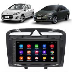 Kit Multimidia Android Peugeot 308 408 2012-13-14-15-16-17-18-19 7" Gp