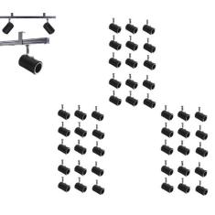 Kit 45 Spot Trilho Perfilado Eletro calha Par20 Bulbo OL8 - Hiperlight