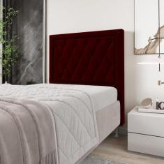 Cabeceira Centaurus 90 / Suede Bordô - ARADECOR