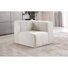 Módulo Sofá Box Bouclé Nude